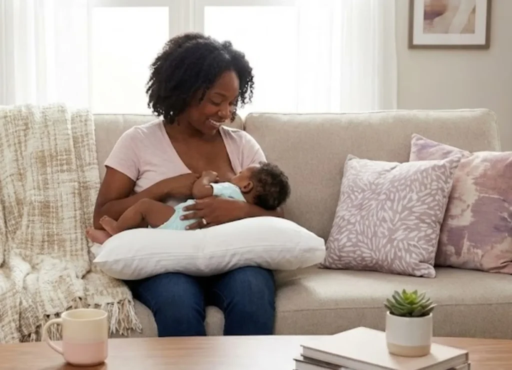 Smart Mama Hack Turn Any Pillow into a Perfect Breastfeeding Pillow in Minutes